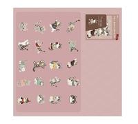 Autocollants adorables sur le thème des chatons, 20 pièces, B