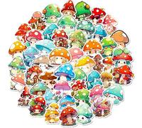 Autocollants Aesthetic Bohème, 50Pcs Autocollant Stickers Graffiti Autocollants de Dessin Animé Autocollants Vinyle Étanche Kawaii pour Album Artisanat Bouteille D'eau Téléphone Skateboard