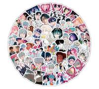 Autocollants AlienStages, 53 Pcs Figurine Vinyle Stickers Imperméable Pour Fête, Scrapbooking Ordinateur Portable Skateboard