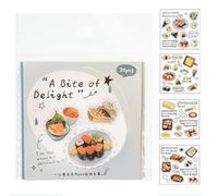 Autocollants Alimentaires Pour Scrapbooking Et Loisirs Créatifs,Journal Carnet Amusant Déco Fun - Stickers Alimentaires Pour - Pour Cahiers DIY Salle De dultes École Journaling