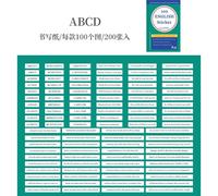 Autocollants Alphabet Anglais 200, Étiquette Scrapbooking Décorative, Matériel Pour Album Journal Intime, Fait À La Main, A-Z Pièces/Lot