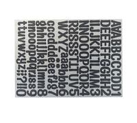 Autocollants Alphabet Et Chiffres Colorés A4, Cadeau Créatif Pour Fête, Diy Bricolage Le Noir