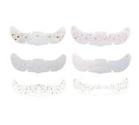 Autocollants Amovibles À 6 Unités Avec Étoiles Amélioration Cosmétique Rapide Et Paillettes Festives Réutilisables Motifs De Taches De Rousseur Pour Le Visage