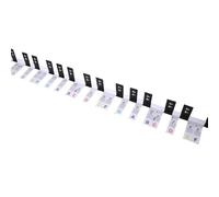 Autocollants amovibles pour clavier de piano - Étiquettes de notes - 88 notes clés - Marqueur guide pour apprendre