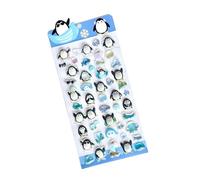 Autocollants amovibles scintillants pour la décoration de chambre d'enfant et les cahiers d'école. Autocollants de papeterie scintillants dimensionnels