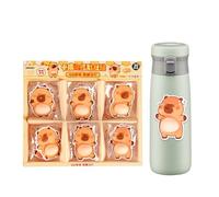 Autocollants Animaux 3D - 30 Pièces De Jouets Amusants Doux Mignons Pour,Jouet Anti-Stress À Presser - pour Carnets, Manuels Scolaires, Trousses à Crayons, Tablettes,