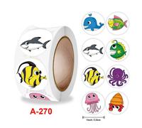 Autocollants Animaux Étoiles De Mer Mignons, 500 Pièces, Jouets Classiques Pour Enfants, Étiquettes Autocollantes De Récompense Pour Enseignant À L'école