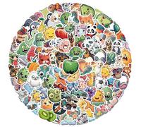 Autocollants Animaux Fruitiers Mignons 100pcs Scrapbooking Autocollants Esthétique Rétro Journaling Kit, Autocollants en Vinyle Imperméable pour Planner Junk Journal Papier Ordinateur Portable