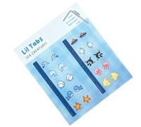 Autocollants animaux marins - Autocollants décoratifs à thème pour | Vinyle imperméable avec motifs dauphins, tortues, poissons, à décoller et à coller, pour fête, scrapbooking, ordinateur