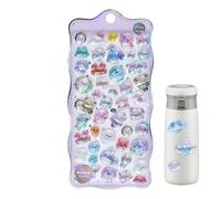 Autocollants Animaux Mignons 3D - Mini Accessoires d'artisanat, Autocollants décoratifs de Scrapbooking, kit Amusant créatif | pour cahiers, manuels, Trousses, tablettes, à Eau, fêtes