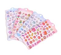 Autocollants animaux mignons | Cartoon 3D Girl Stickers | Bubble - Autocollants en relief pour enfants - Album de scrapbooking - Journal intime - Tablette - Bouteille d'eau - Livre d'apprentissage