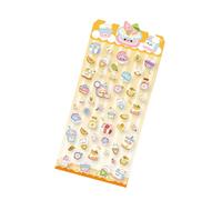 Autocollants animaux pour journaux, étui de téléphone, bouteille d'eau, stylo, ordinateur portable, snowboard, décoration, dessin animé, esthétique, transparent