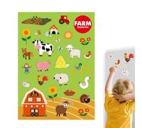 Autocollants animaux pour scrapbooking,autocollants animaux mignons de dessins animés | Autocollants de scrapbooking d’animaux drôles PET - Autocollants d'animaux adorables imperméables pour journal i