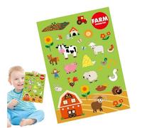 Autocollants animaux transparents, autocollants animaux pour, autocollant de décalcomanie de journalisation en PET transparent, autocollants amusants décoratifs imperméables pour album