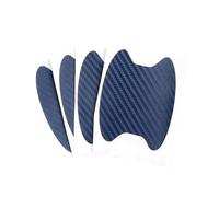Autocollants anti-rayures for poignée de porte voiture, protecteur en Fiber carbone, Film Protection for automobile, accessoire style extérieur Pour Cerfs-volants et Avions Radiocommandés(4PC Blue)