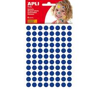 Autocollants Apli 6 feuilles Bleu 10 Unités