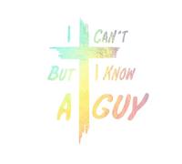 Autocollants arc-en-ciel « I Can't But I Know A Guy » pour motos