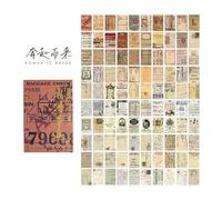 Autocollants Artisanaux Esthétiques, 100 Pièces/Paquet, Mini Livre, Décoration De Scrapbooking, Papeterie Créative Washi Pour Journal Poubelle, Diy Bricolage