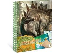 DinosArt Autocollants au numéro Creative Book – Thème dinosaures – 6 pièces