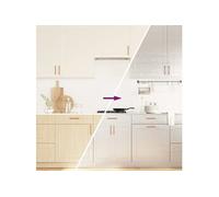 Autocollants auto-adhésifs pour meuble argenté 90x500 cm PET