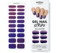 Autocollants Auto-Adhésifs Pour Ongles En Gel Semi-Durci, Lampe Uv/Led Requise, 20 Enveloppes De Vernis À Ongles En Gel, Autocollants Pour Nail Art - Jungle Gold