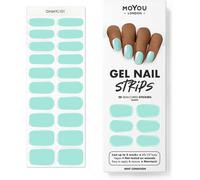 Autocollants Auto-Adhésifs Pour Ongles En Gel Semi-Durci, Lampe Uv/Led Requise, 20 Enveloppes De Vernis À Ongles En Gel, Autocollants Pour Nail Art - Crystal Clear