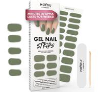 Autocollants Auto-Adhésifs Pour Ongles En Gel Semi-Durci, Lampe Uv/Led Requise, 20 Enveloppes De Vernis À Ongles En Gel, Autocollants Pour Nail Art - Crystal Clear