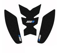 Autocollants Autocollant Moto pour Protection Latérale De Réservoir De Carburant pour Loncin pour Voge 300R 300 R, Film De Protection Imperméable ProtèGe RéServoir(Noir 3)