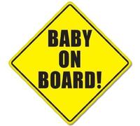 Autocollants/autocollant pour voiture/sticker Decal Baby on Board Bébé Safety Sign Car Stickers 127 MMX 127 mm