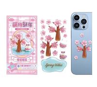 Autocollants Bâtiment 3D,Stickers Décoratifs 3D,Kit DIY Mini Scène Mignon - Pour Ornements De Bureau Adultes Journaling Loisirs Créatifs Chambre Salon