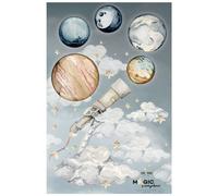 Autocollants bébé Dekornik Galileo Sky/Magic Is Everywhere Bleu 50x75 cm