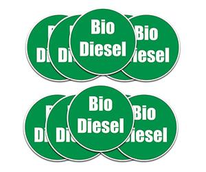 'Autocollants "Biodiesel 8 cm rond bio Diesel Pelleteuse Camion Transporteur Voiture voiture