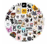 Autocollants Bouledogue français - Décorations et cadeaux sur le thème des bouledogues, vinyle imperméable - French Bulldog Stickers