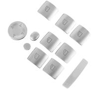 Autocollants Bouton Volant Compatible Avec BMW Pour Série 3 Pour E90 E91 E92 2005-2012 Améliorer L'intérieur Avec La Garniture Couvercle Bouton De Commutation De Lève Vitre De Porte