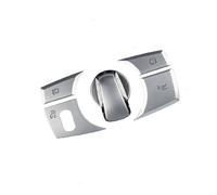 Autocollants Bouton Volant Compatible Avec BMW Pour X5 E70 2008-2013 Pour X6 E71 2009-2014 Voiture LHD ABS Chrome Intérieur Phare Bouton De Commutation Garniture De Couvercle