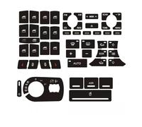 Autocollants Bouton Volant Pour A3 Pour 8P 2004-2008 1 Jeu D'accessoires Décoration Intérieure Pour Tableau Bord Autoradio Boutons Et Interrupteurs Phares Autocollants Réparation