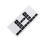 Autocollants Bouton Volant Pour A6 C5 1998-2004 Réparation Pour Boutons Console Centrale Caches Garnitures Autocollants Panneau D'arrêt D'urgence Porte Gobelet Et SR