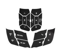 Autocollants boutons Auto Compatible avec Ford pour Mustang 2015 2016 2017 2018 Autocollant de réparation pour bouton de menu pour volant phare rétroviseur