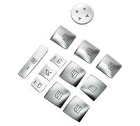 Autocollants Boutons Auto Compatible Avec Tesla Pour Model X 2016 2017 2018 2019 2020 Bouton De Commutation De Lève-vitre De Voiture Cadre Paillettes Autocollant Couverture Garniture Accessoires
