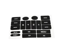 Autocollants Boutons Auto Compatible Avec VW Pour Passat Les Autocollants Décalcomanies D'intérieur Voiture Kit Réparation Bouton Intérieur Autocollants Bouton Tableau Bord Contrôle D'étiquettes