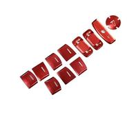Autocollants Boutons Changement Vitesse Commande Centrale Pour CR-V 2017-2021 Couvercle Lève-vitre Voiture Intérieur Intérieur Accessoires Auto(Button Red)