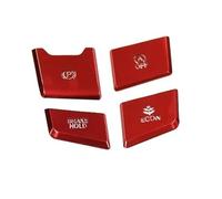 Autocollants Boutons Changement Vitesse Commande Centrale Pour CR-V 2017-2021 Couvercle Lève-vitre Voiture Intérieur Intérieur Accessoires Auto(Fuel Red)