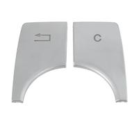 Autocollants Boutons Compatible Avec Benz Pour Pour W176 2013 2014 2015 2016 2017 2018 2 Pièces Garniture Bouton Multimédia Voiture Autocollants Argentés
