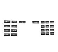 Autocollants Boutons Compatible Avec Benz Pour GLK X204 2013 2014 2015 Console Style Voiture Boutons Panneau CD Autocollants Décoratifs Revêtement D'habillage