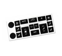 Autocollants Boutons Compatible Avec Cadillac Pour Escalade Pour EXT Pour ESV Intérieurs Voiture Autocollant Réparation Tableau Bord Autocollants Bouton Usés Contrôle Climatique
