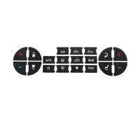 Autocollants Boutons Compatible Avec GMC Pour Sierra Autocollants Intérieurs Pour Climatisation Kit Réparation Pour Boutons Tableau Bord Rechange Pour Accessoires Personnalisés
