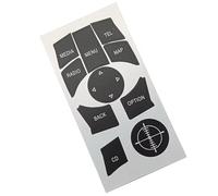 Autocollants boutons Compatible Avec Pour Série 3 E90 E91 E92 E93 F30 F34 CD Multimédia Voiture Pour Radio Menu Tel Carte Bouton Commutation Kit Réparation Autocollant Décalcomanie