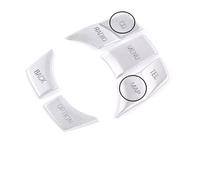 Autocollants boutons Compatible Avec Pour X6 E71 2009-2012 2013 2014 Pour Z4 E89 2009-2014 2015 En Alliage D'aluminium Pour Bouton Commutation Multimédia De Voiture, Autocollant Garniture(MAP)