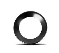 Autocollants Boutons Compatible Avec VW Pour Scirocco Pour Beetle 2011 2012 2013 2014 2015 2016 Emblème Volant Voiture Accessoires Garniture Décoration(Black)