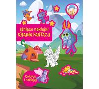 Autocollants brillants. Pays imaginaire
